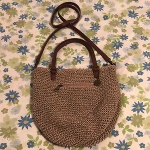 the Sak Silverwood Crocket Shopper Crossbody Purse